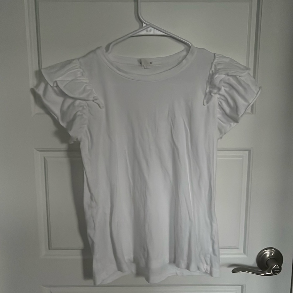 White j.Crew  shirt, youth size large